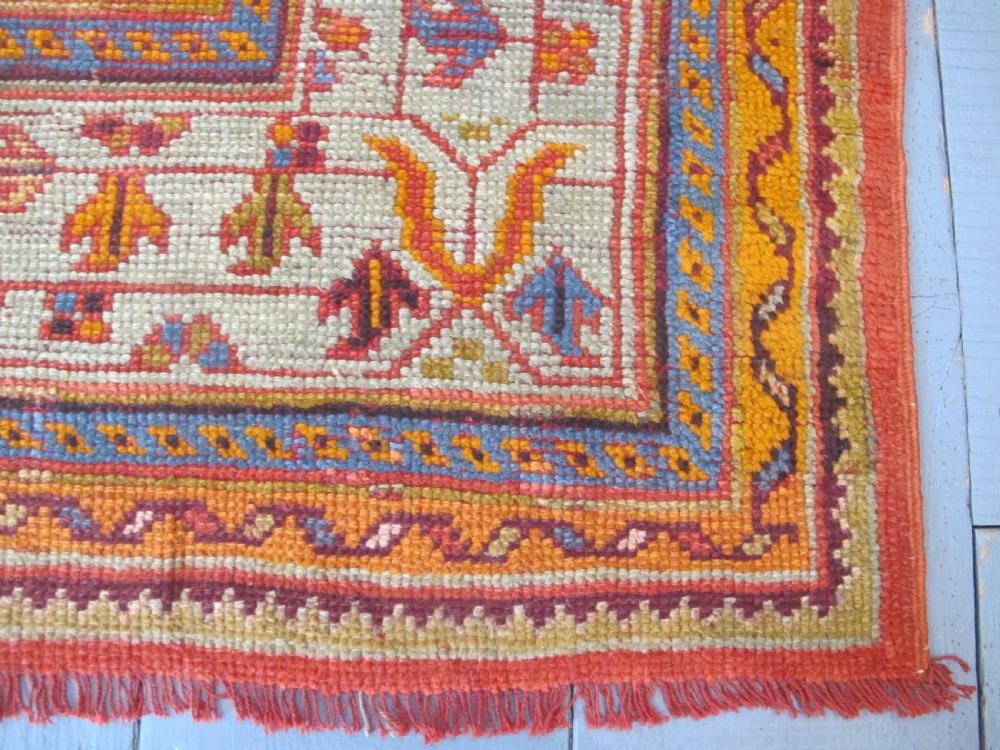 Oushak Carpet, Western Anatolia, Circa 1880, 3.47m x 2.76m View IV