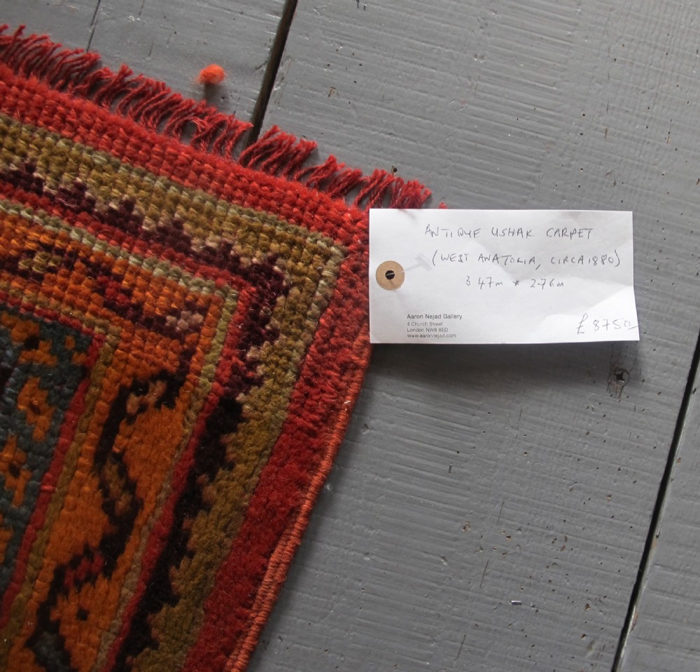 Oushak Carpet, Western Anatolia, Circa 1880, 3.47m x 2.76m View XIV
