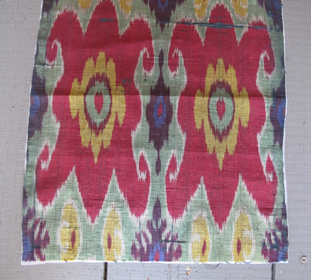 Silk Ikat Panel, Uzbekistan, circa 1880, 100cm x 41cm View V