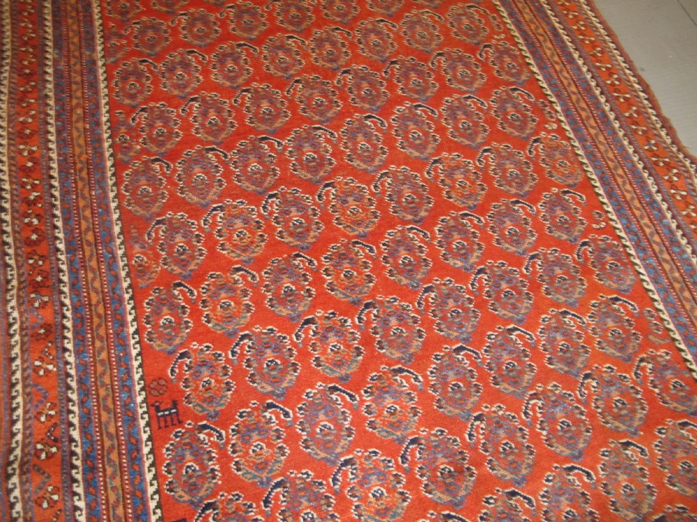 Persian Tribal Rug, Circa 1880, 2.62m x 1.46m View XIII