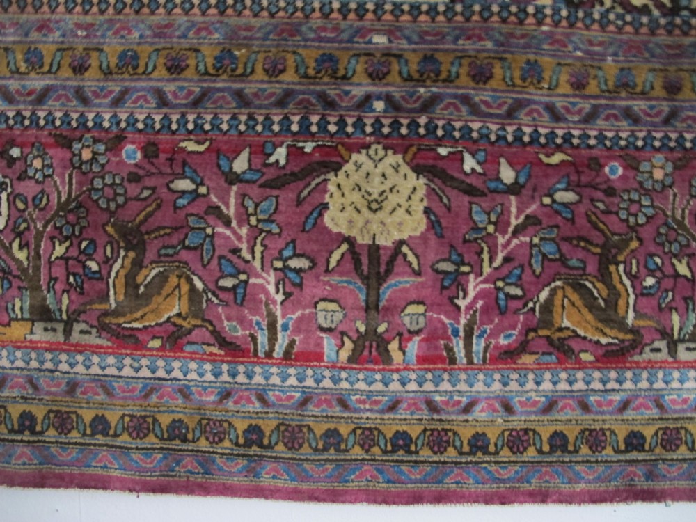Fine Silk Kashan Rug, Persia, Circa 1910, 1.93m x 1.30m View V
