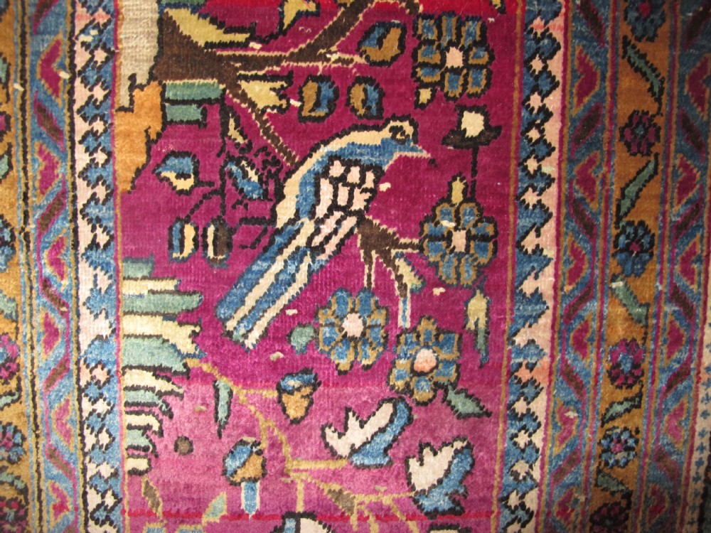 Fine Silk Kashan Rug, Persia, Circa 1910, 1.93m x 1.30m View XII