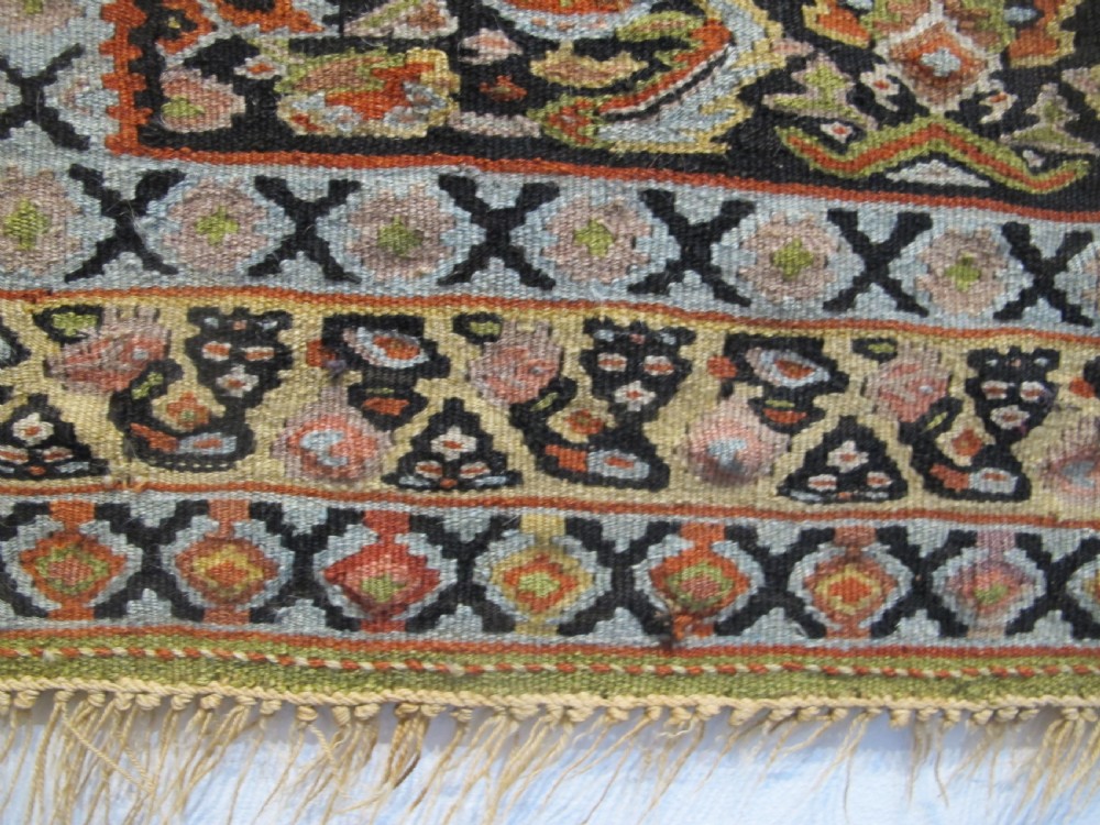 Fine Senneh Wool Kilim, West Persia, Circa 1880, 1.96m x 1.29m View VII