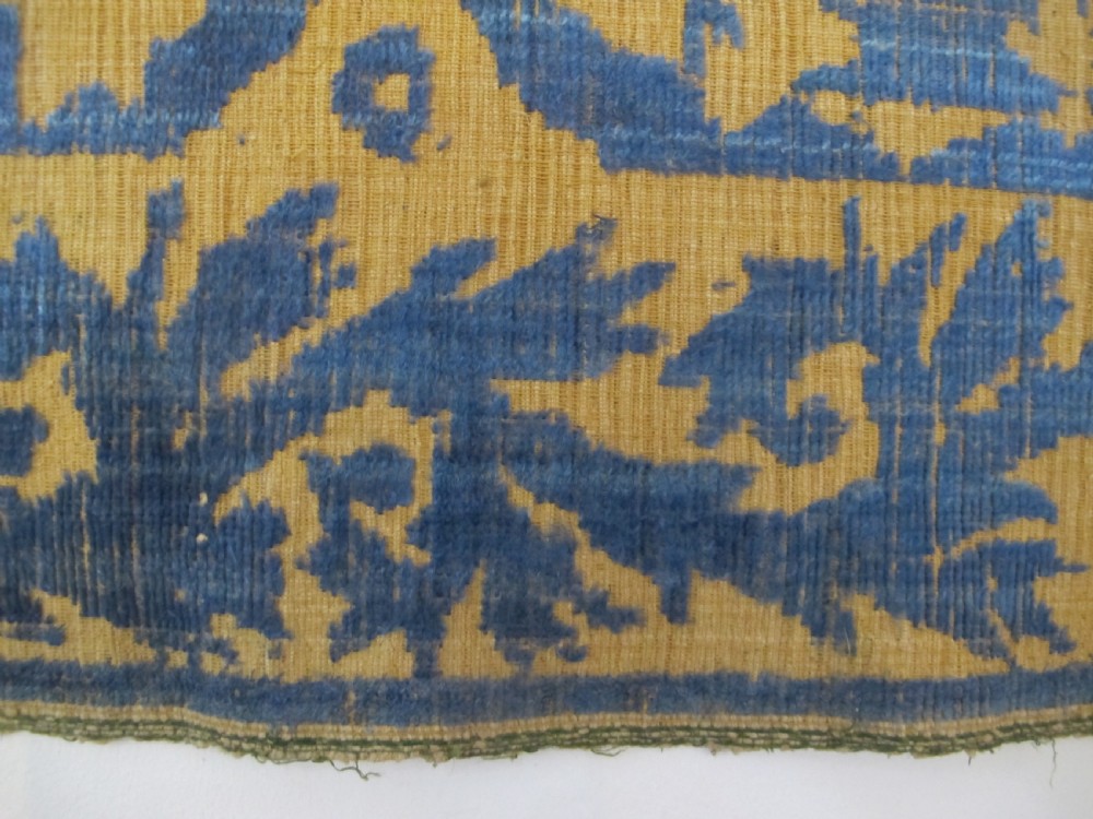 Anatolian Voided Velvet, Circa 1880, 2.17m x 0.54m View X