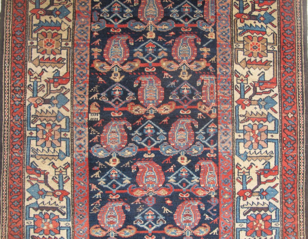Charming North-West Persian Village Rug, Circa 1900, 2.02m x 1.23m View III