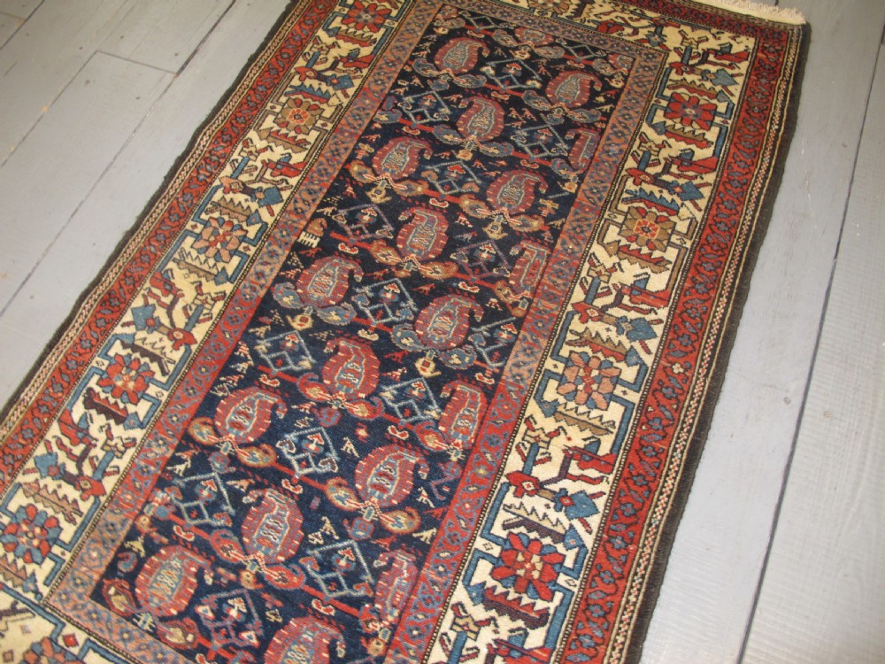 Charming North-West Persian Village Rug, Circa 1900, 2.02m x 1.23m View VIII