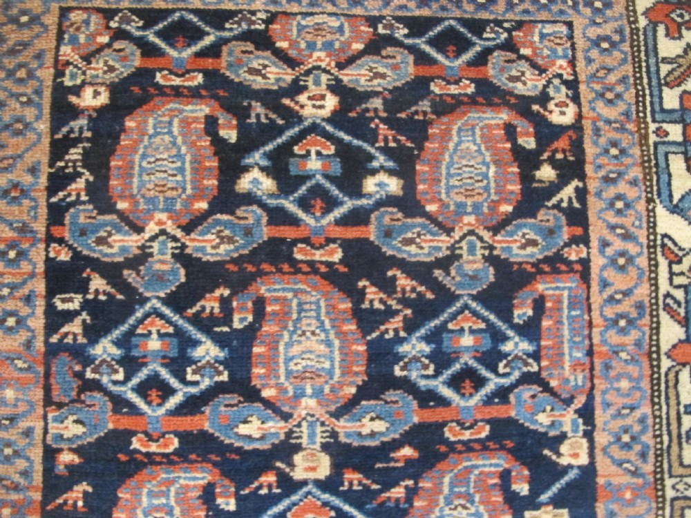 Charming North-West Persian Village Rug, Circa 1900, 2.02m x 1.23m View IX