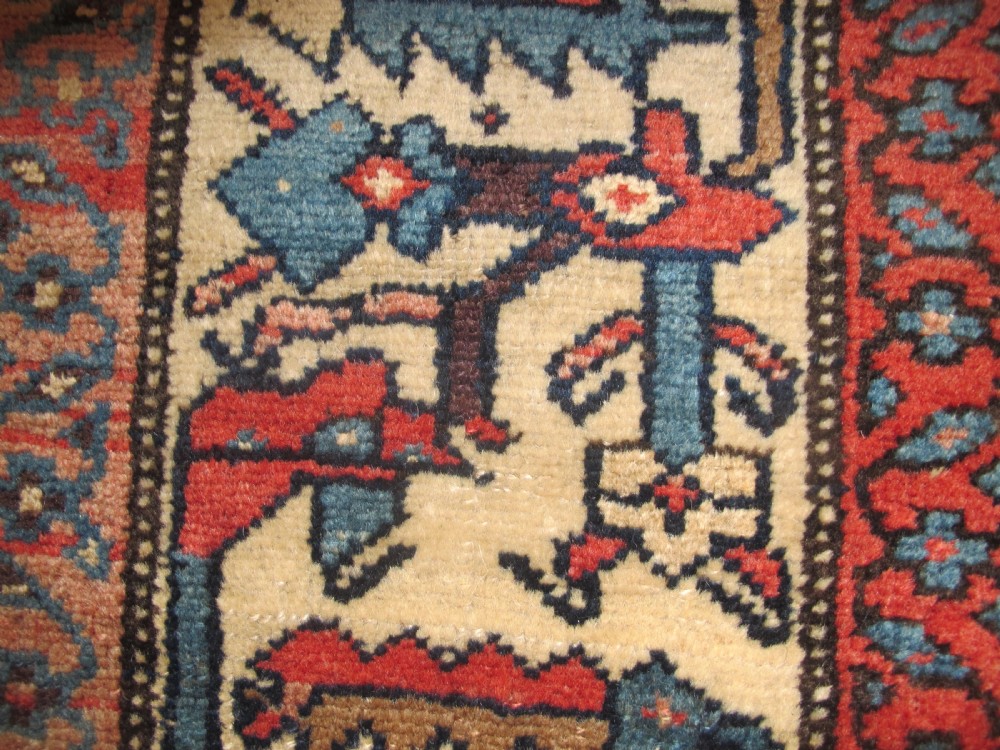 Charming North-West Persian Village Rug, Circa 1900, 2.02m x 1.23m View XIV