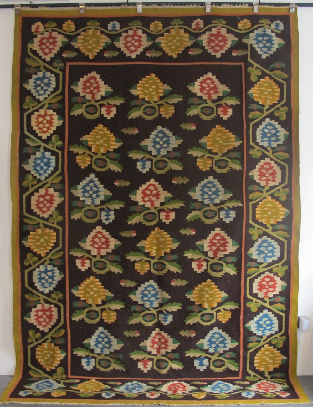 Fine Ukrainian Kilim, Circa 1900, 3.05m x 2.07m