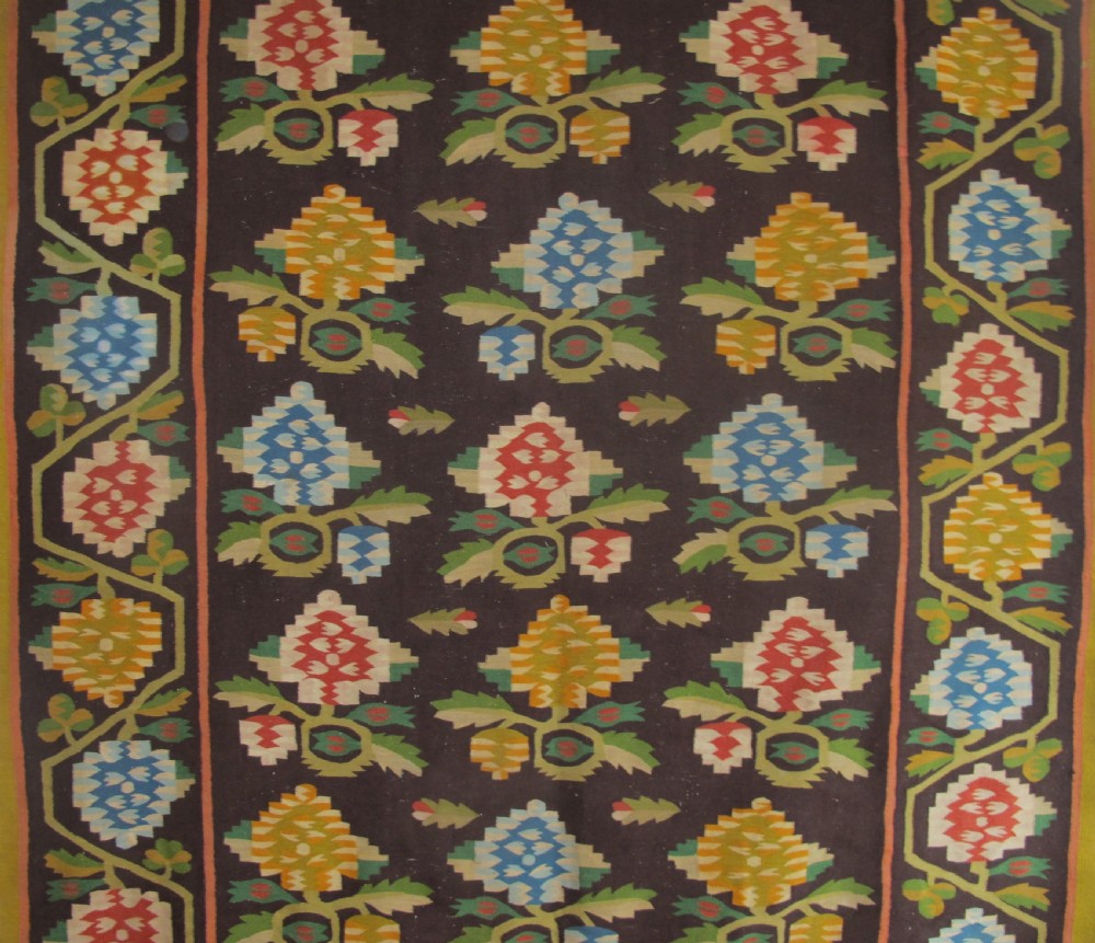 Fine Ukrainian Kilim, Circa 1900, 3.05m x 2.07m View II