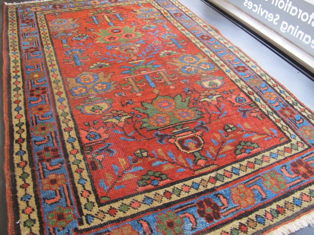 Small Heriz Rug, North-West Persia, Circa 1880, 1.32m x 0.86m