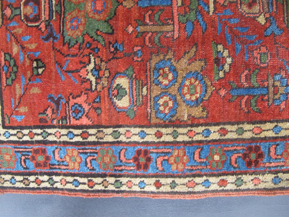 Small Heriz Rug, North-West Persia, Circa 1880, 1.32m x 0.86m View X