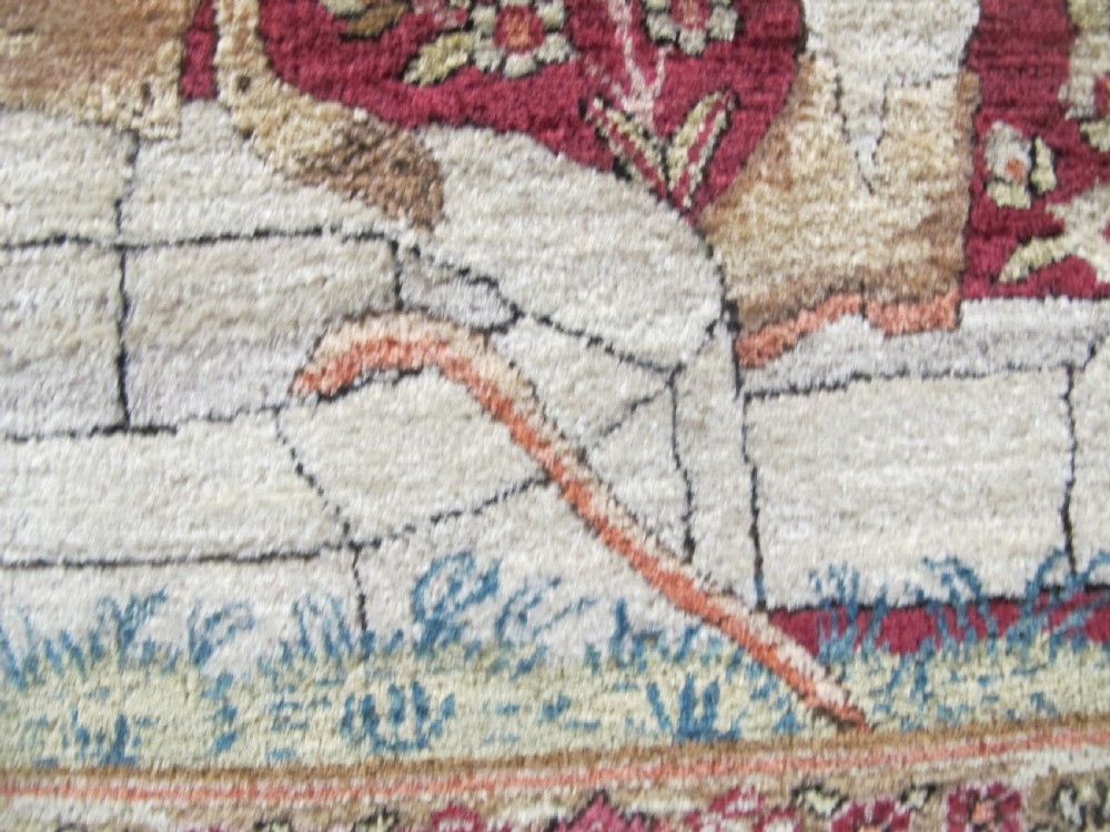 Fine Kirman-Laver Pictorial Rug Depicting Scenes from the Life of Joseph, Circa 1910, 2.31m x 1.46m View VII