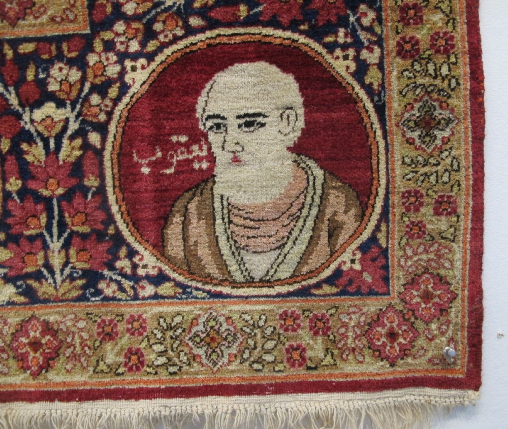 Fine Kirman-Laver Pictorial Rug Depicting Scenes from the Life of Joseph, Circa 1910, 2.31m x 1.46m View VIII