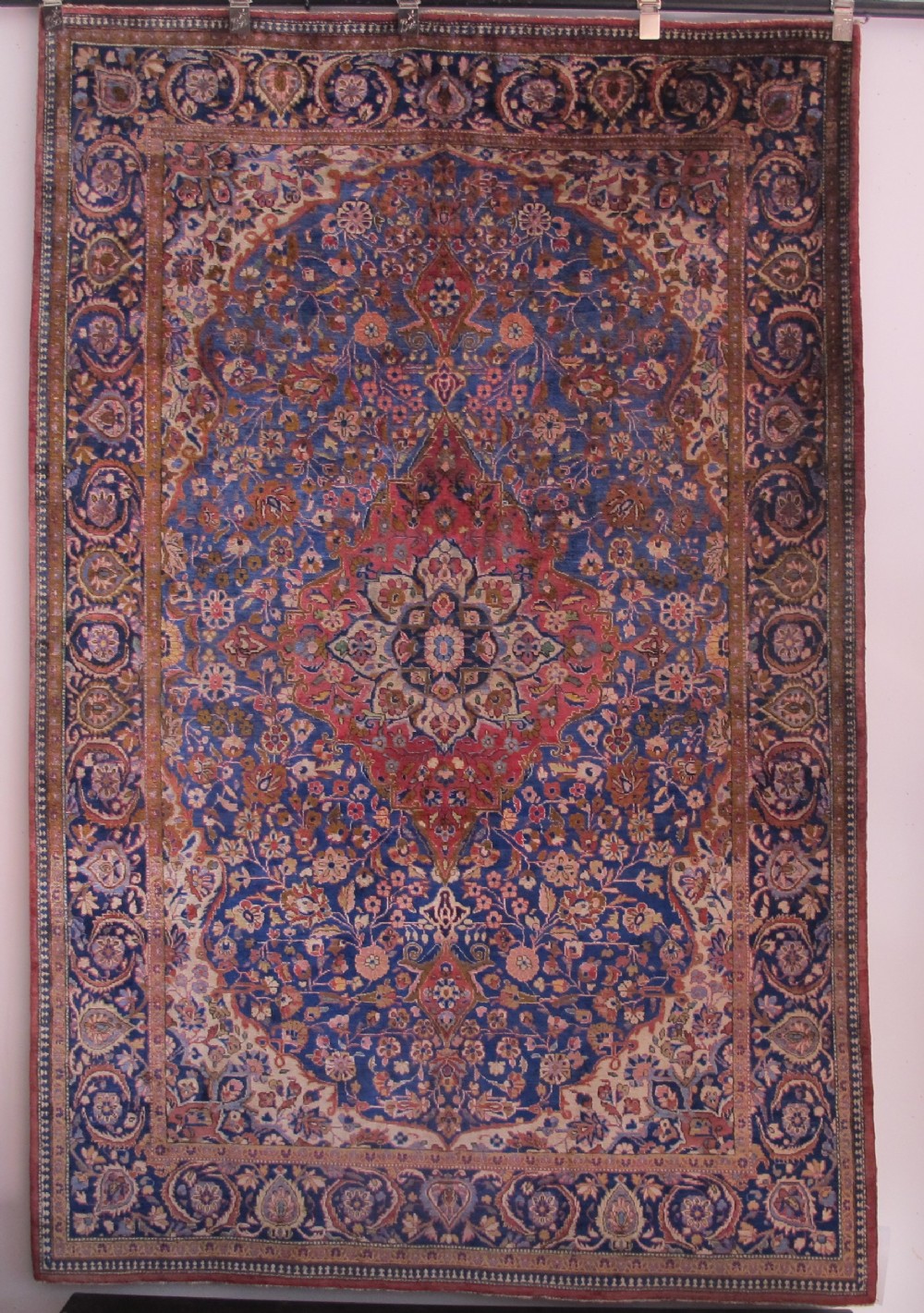 Fine Silk Kashan Rug, Persia, Circa 1920, 2.03m x 1.30m