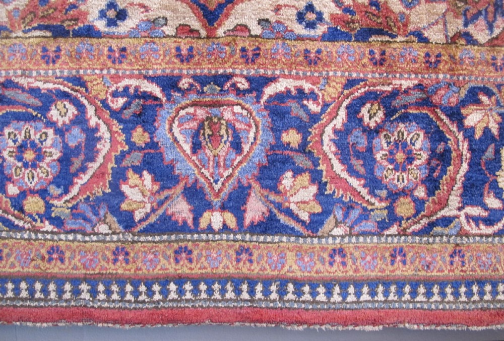 Fine Silk Kashan Rug, Persia, Circa 1920, 2.03m x 1.30m View III