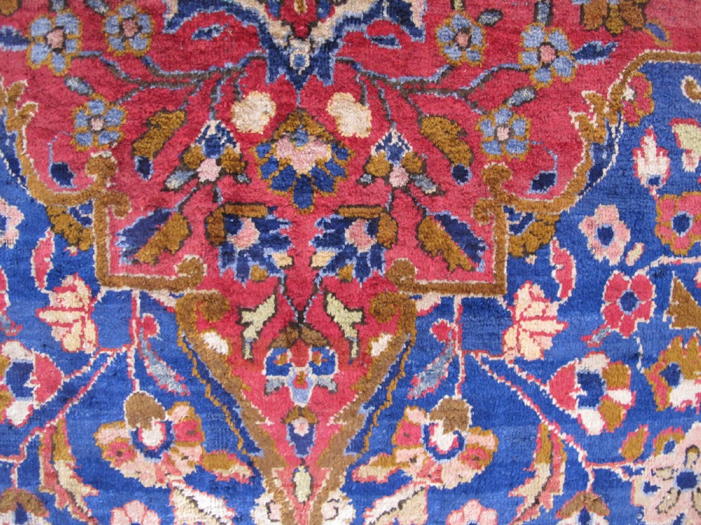 Fine Silk Kashan Rug, Persia, Circa 1920, 2.03m x 1.30m View X