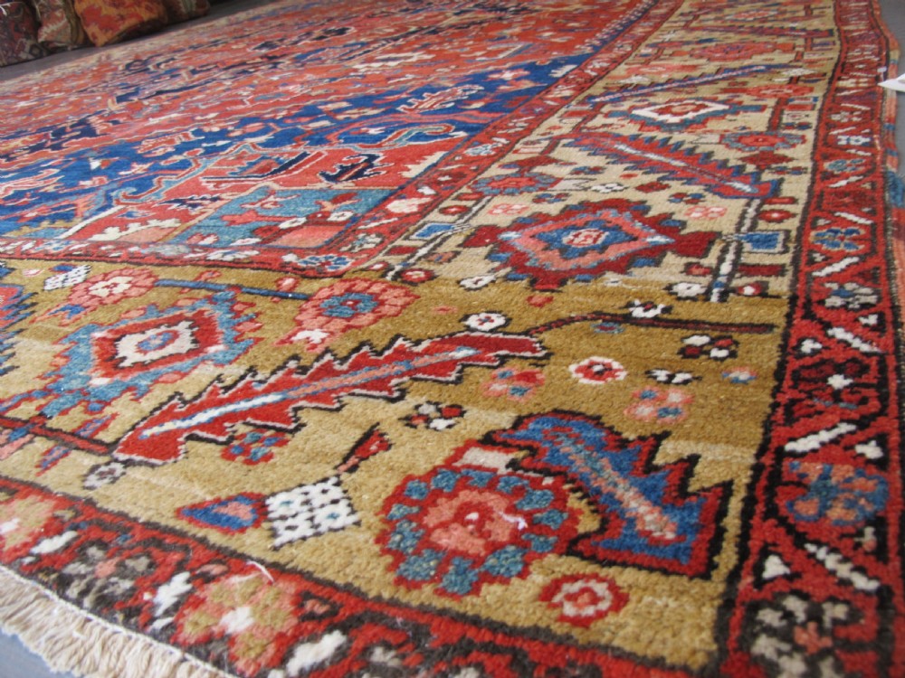 Decorative Bakshaish Carpet, North-West Persia, Circa 1880, 3.60m x 2.90m View III