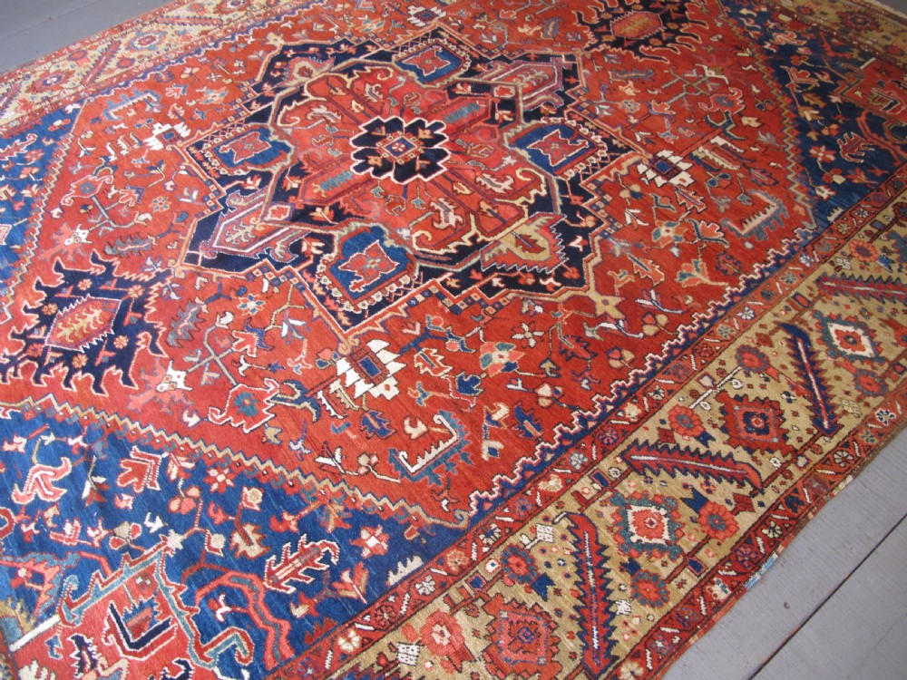 Decorative Bakshaish Carpet, North-West Persia, Circa 1880, 3.60m x 2.90m View V