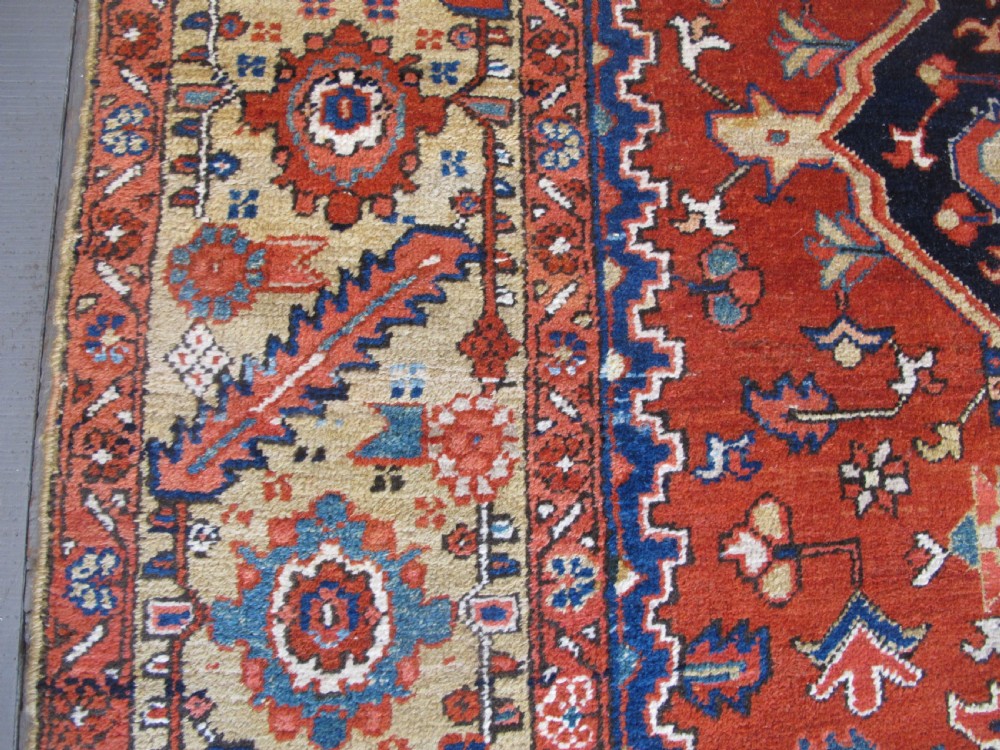 Decorative Bakshaish Carpet, North-West Persia, Circa 1880, 3.60m x 2.90m View X