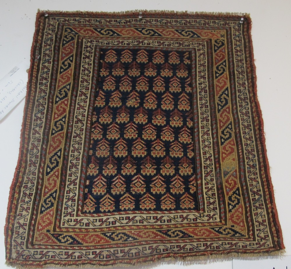 Shahsavan Soumac Bagface, Circa 1870, 56cm x 52cm