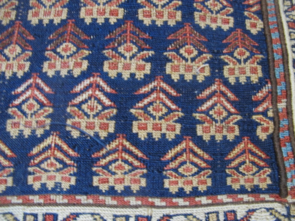 Shahsavan Soumac Bagface, Circa 1870, 56cm x 52cm View IV