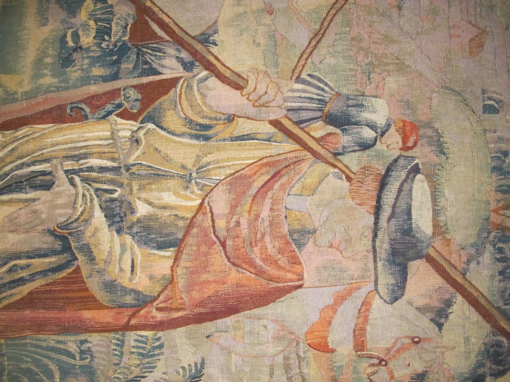 Early Tapestry Panel, Brussels, Circa 1550, 2.40m x 1.65m View II