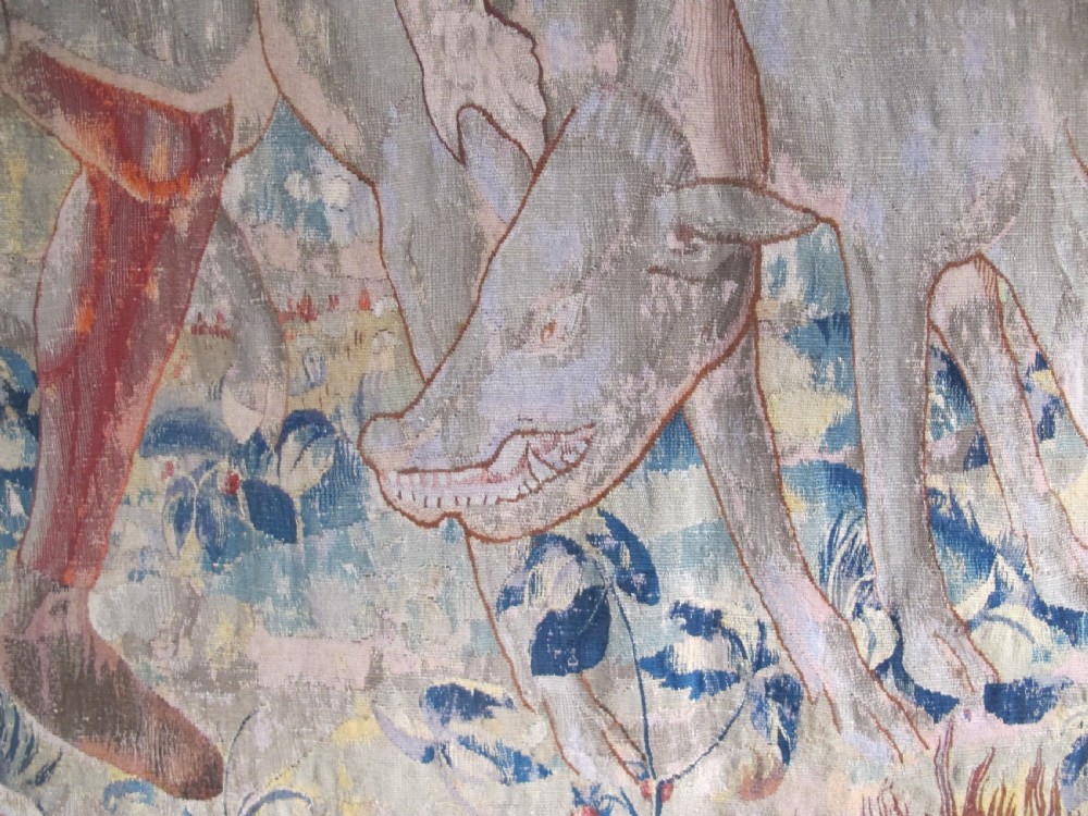 Early Tapestry Panel, Brussels, Circa 1550, 2.40m x 1.65m View V