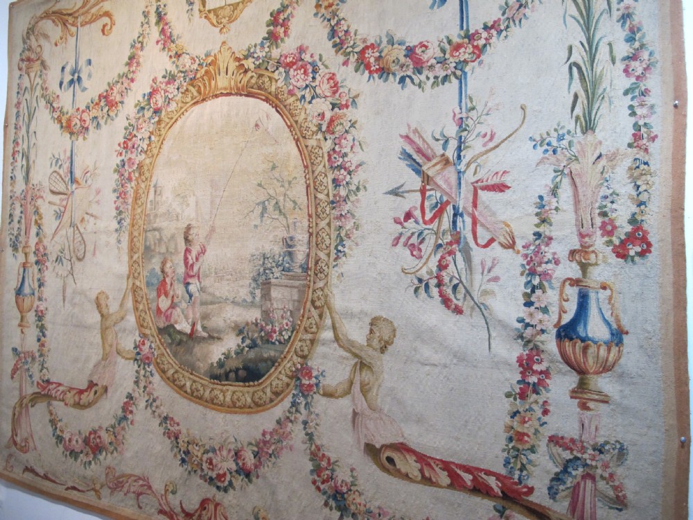 A Fine 18th Century French Tapestry in the Rococo Style, 1.94m x 2.43m View II