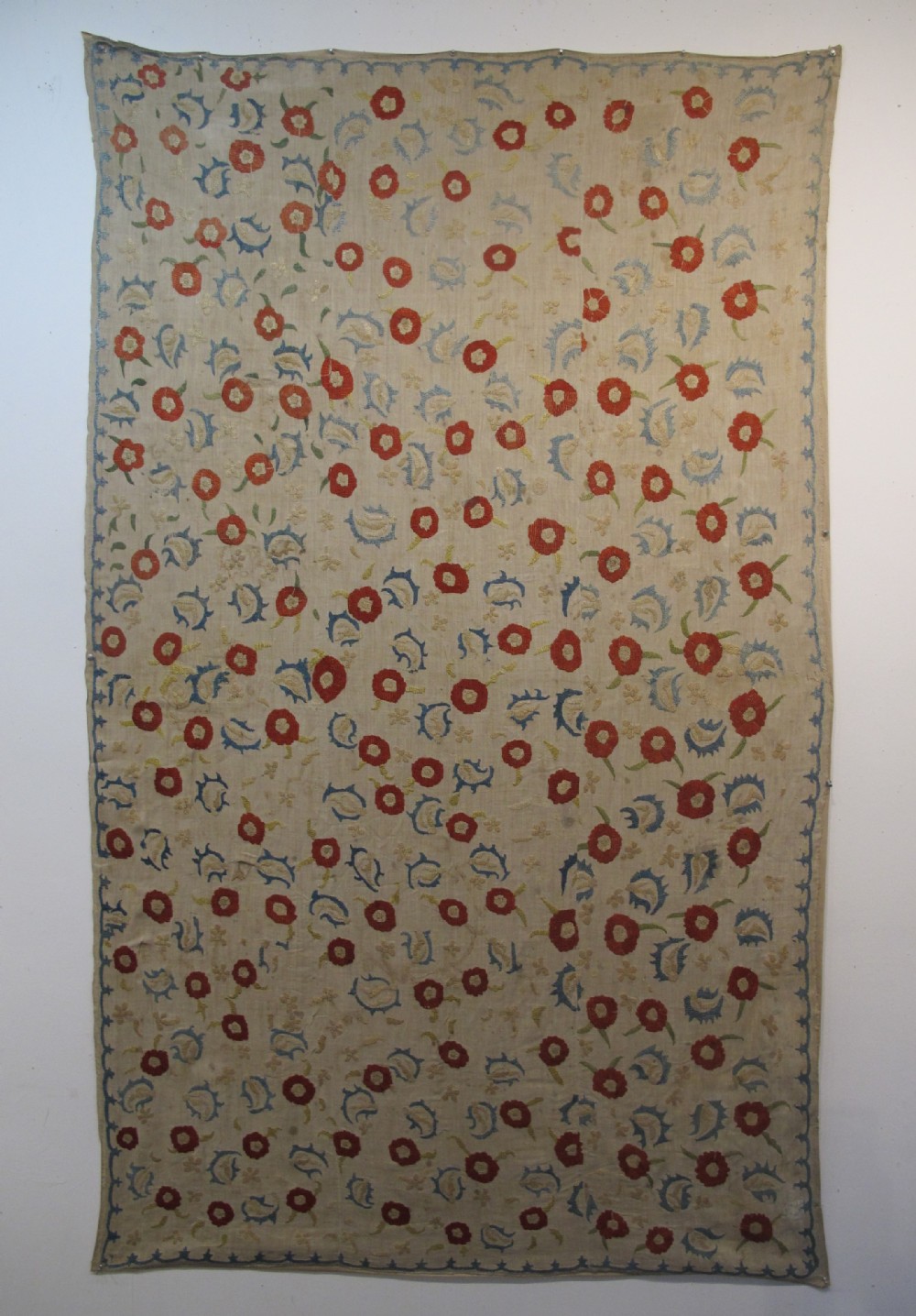 18th Century Ottoman Embroidery, 2.16m x 1.30m