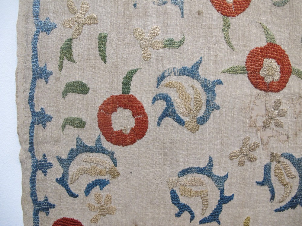 18th Century Ottoman Embroidery, 2.16m x 1.30m View VII