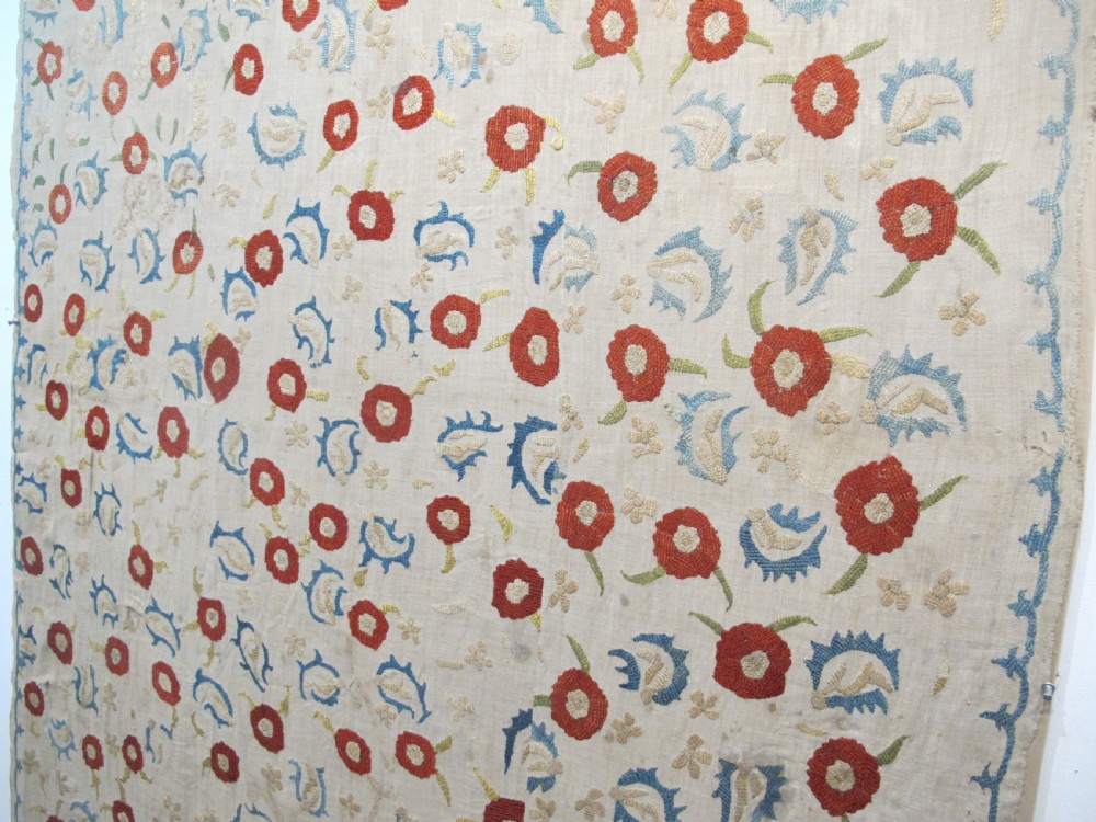 18th Century Ottoman Embroidery, 2.16m x 1.30m View X