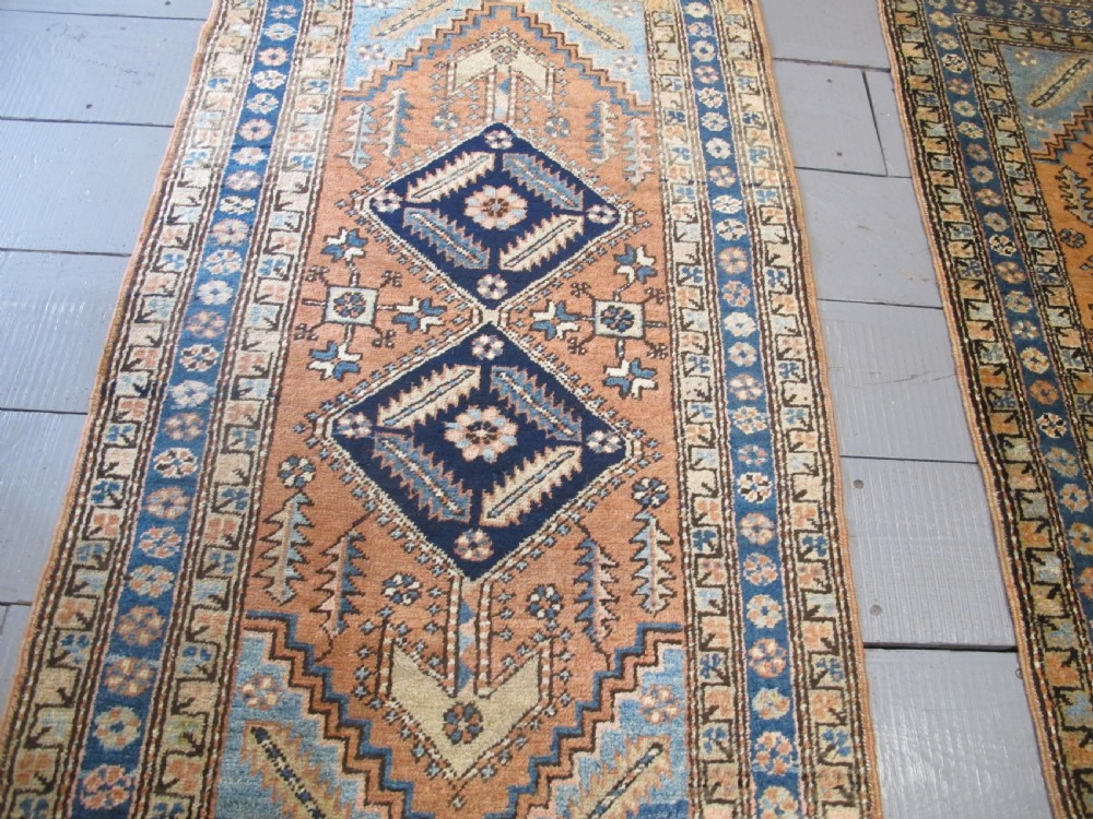 A Rare Pair of Heriz Rugs, Circa 1890, 1.78m x 0.97m each View VI