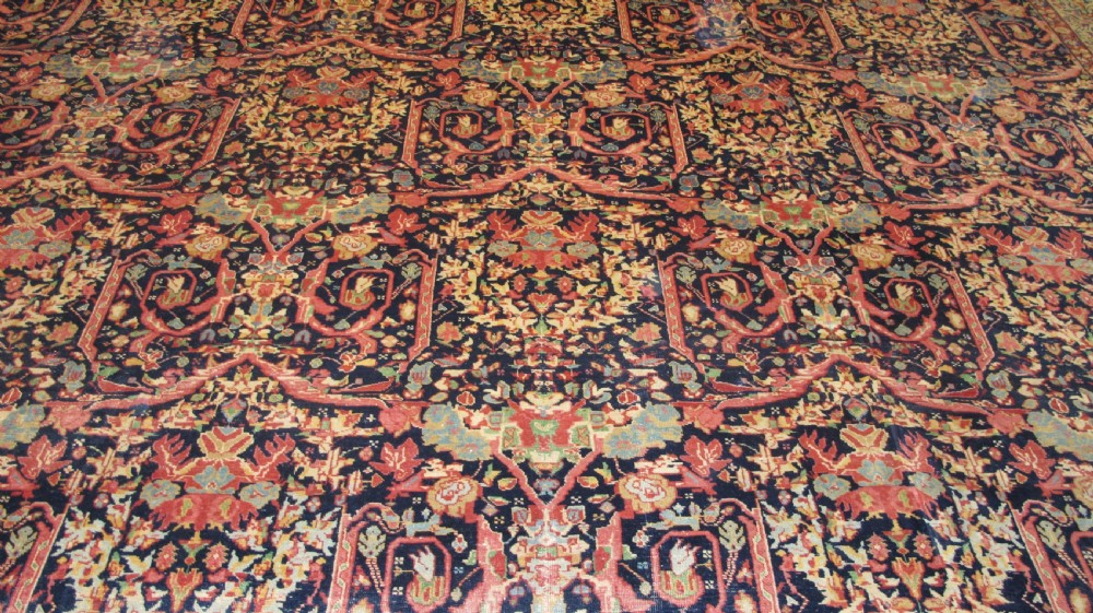 Palace-Size Persian Tabriz Carpet, Circa 1900, 6.43m x 3.78m View III