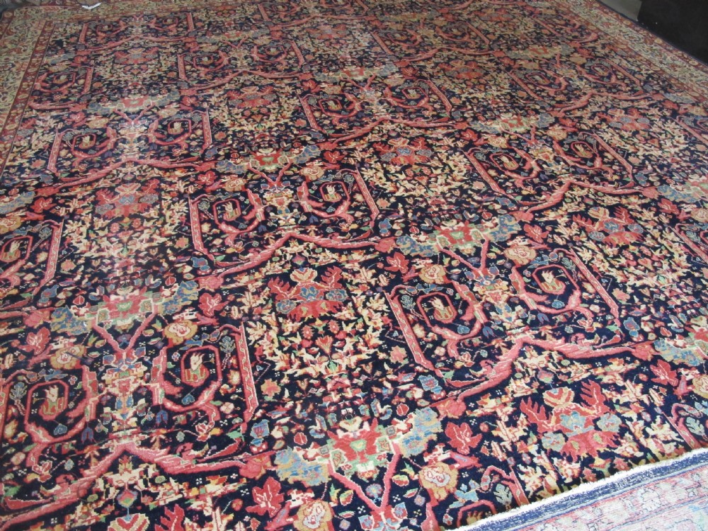 Palace-Size Persian Tabriz Carpet, Circa 1900, 6.43m x 3.78m View V