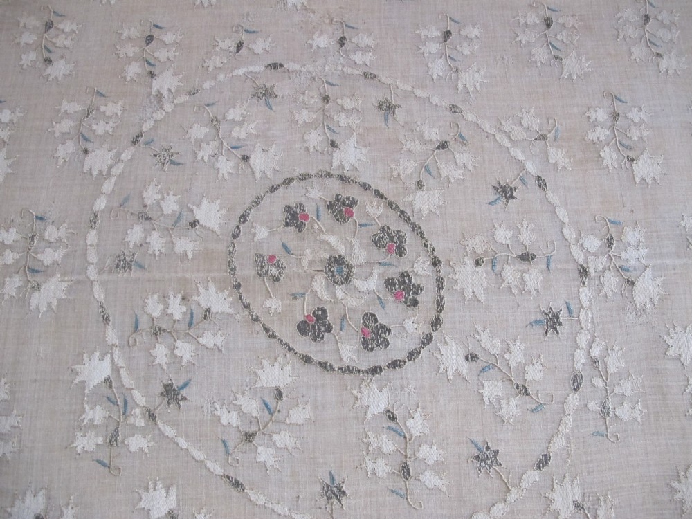 Early 19th Century Silk and and Metal Thread Ottoman Embroidery, 1.23m x 1.09m View VII