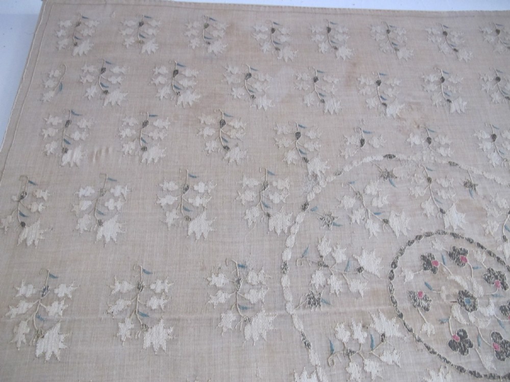 Early 19th Century Silk and and Metal Thread Ottoman Embroidery, 1.23m x 1.09m View XI