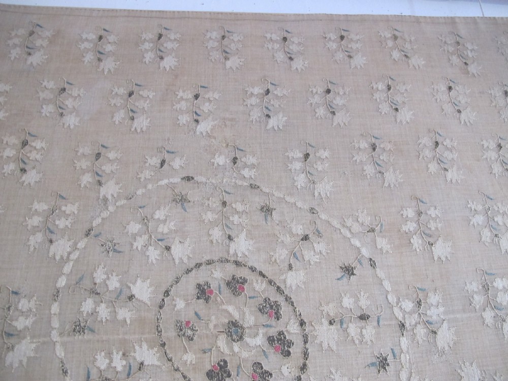 Early 19th Century Silk and and Metal Thread Ottoman Embroidery, 1.23m x 1.09m View XII
