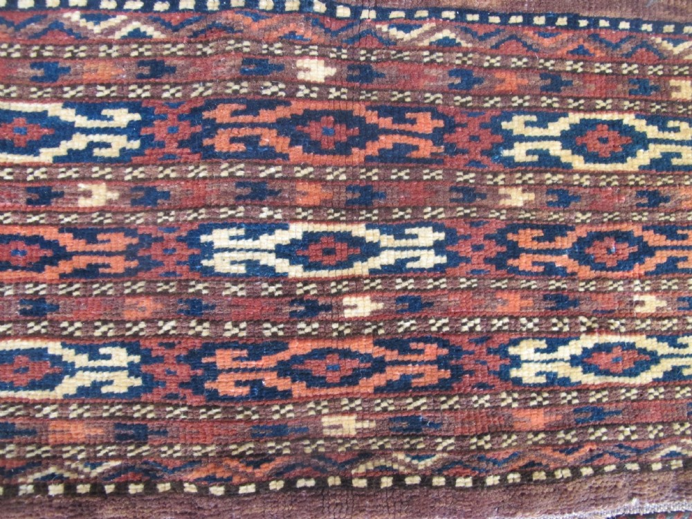 Yomut Spindle Bag, Central Asia, Circa 1880 50cm x 26cm View III