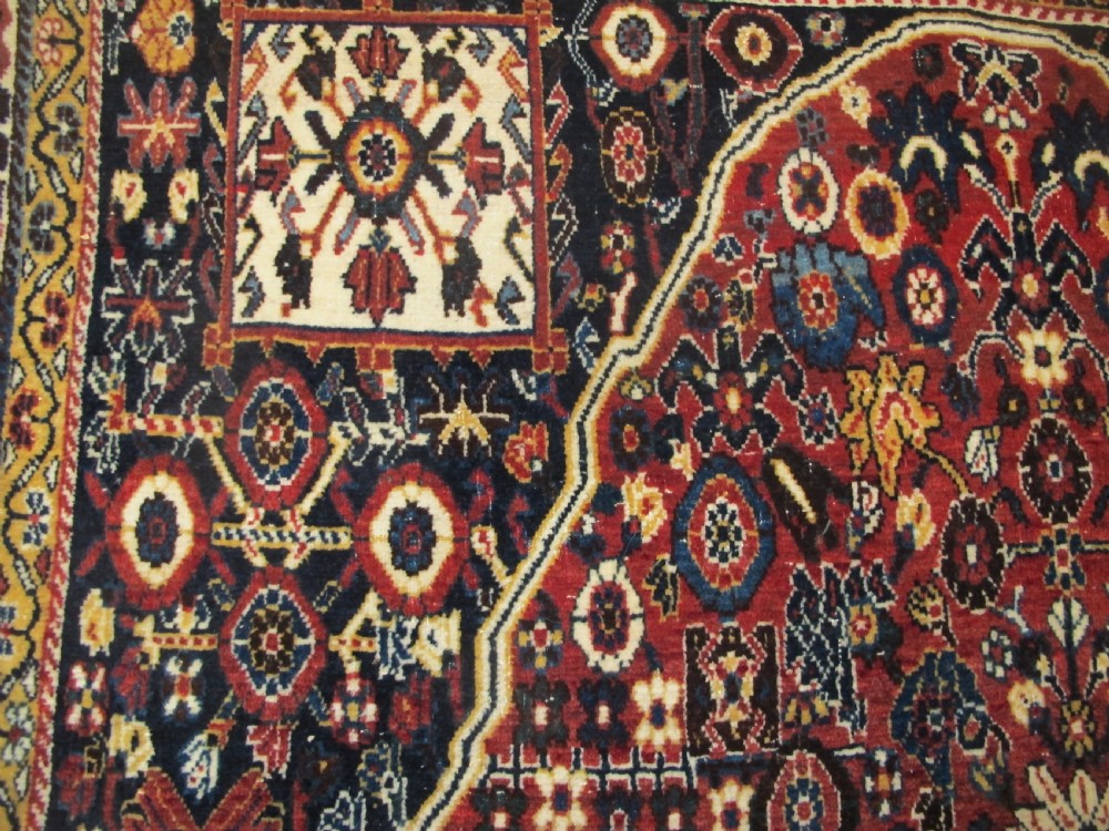 Qashquli Rug With Millefleurs Design, Circa 1920, 2,56m x 1.59m View IV
