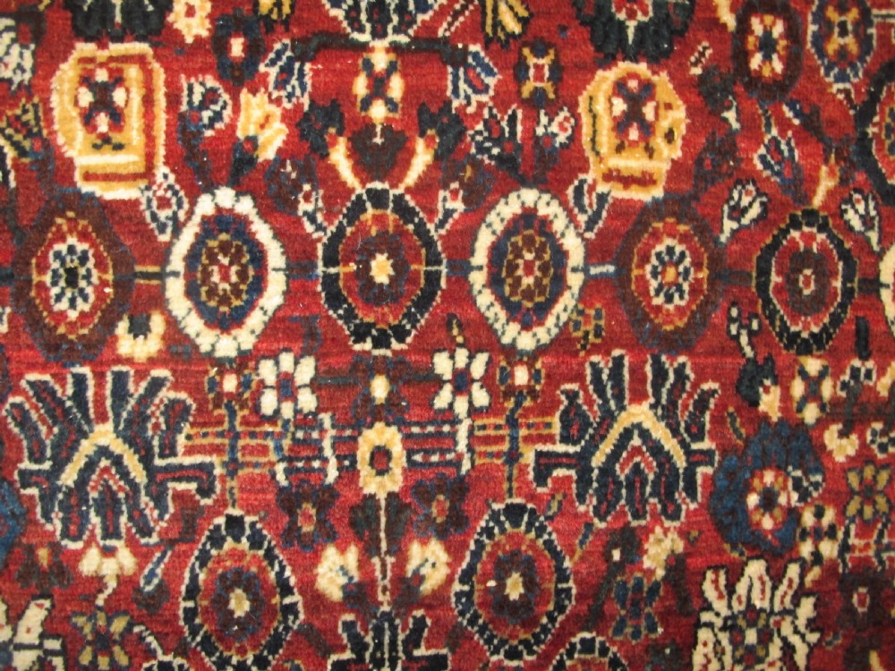Qashquli Rug With Millefleurs Design, Circa 1920, 2,56m x 1.59m View X