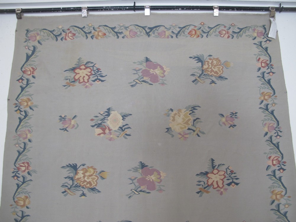 Pale Balkan Kilim, Circa 1910, 2.72m x 1.79m View III