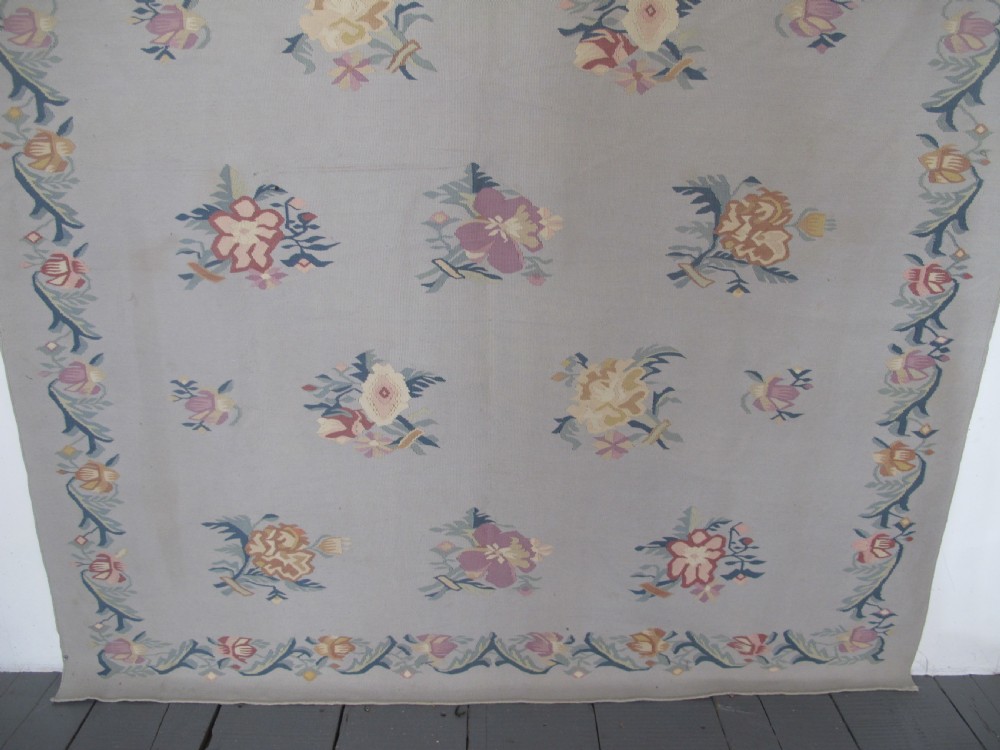Pale Balkan Kilim, Circa 1910, 2.72m x 1.79m View IV