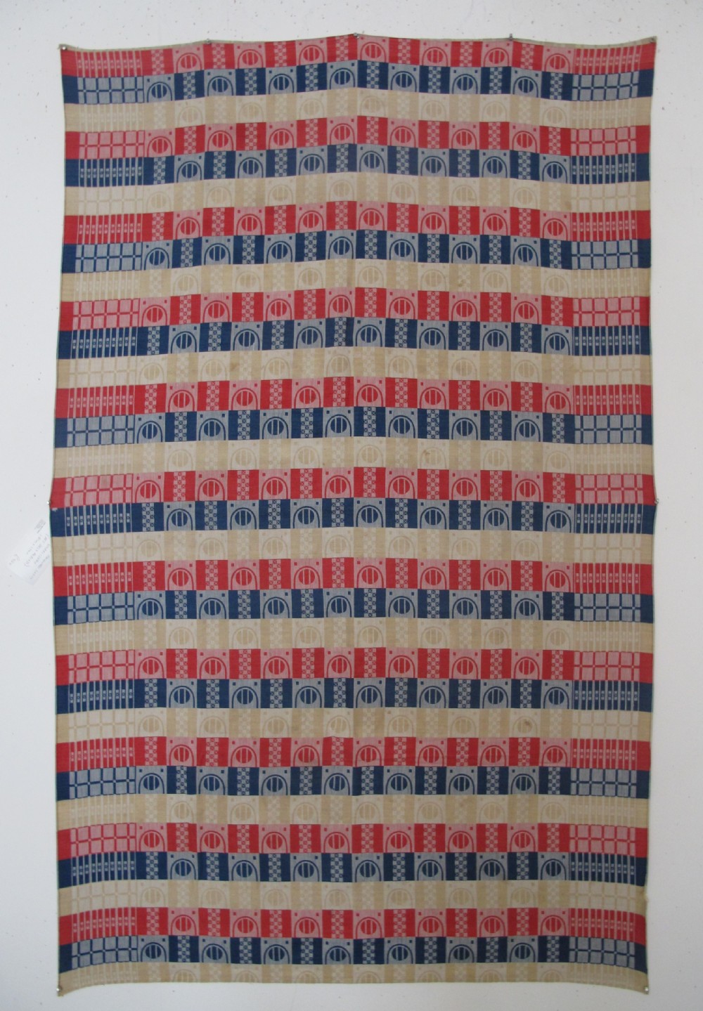 Finely Woven Secessionist Textile, Early 20th Century, 1.18m x 1.14m