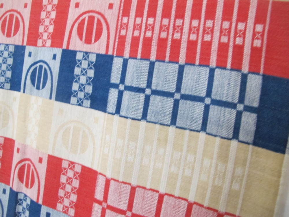 Finely Woven Secessionist Textile, Early 20th Century, 1.18m x 1.14m View VII