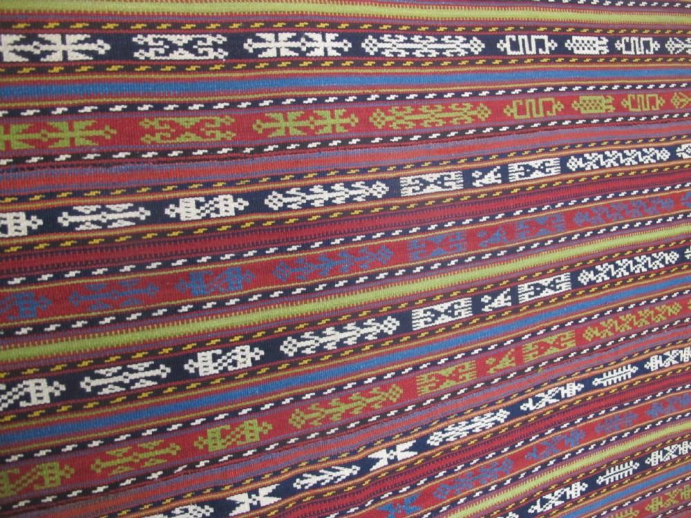 Fabulous Persian Wool Jajim, Circa 1890, 1.98m x 2.16m View IX