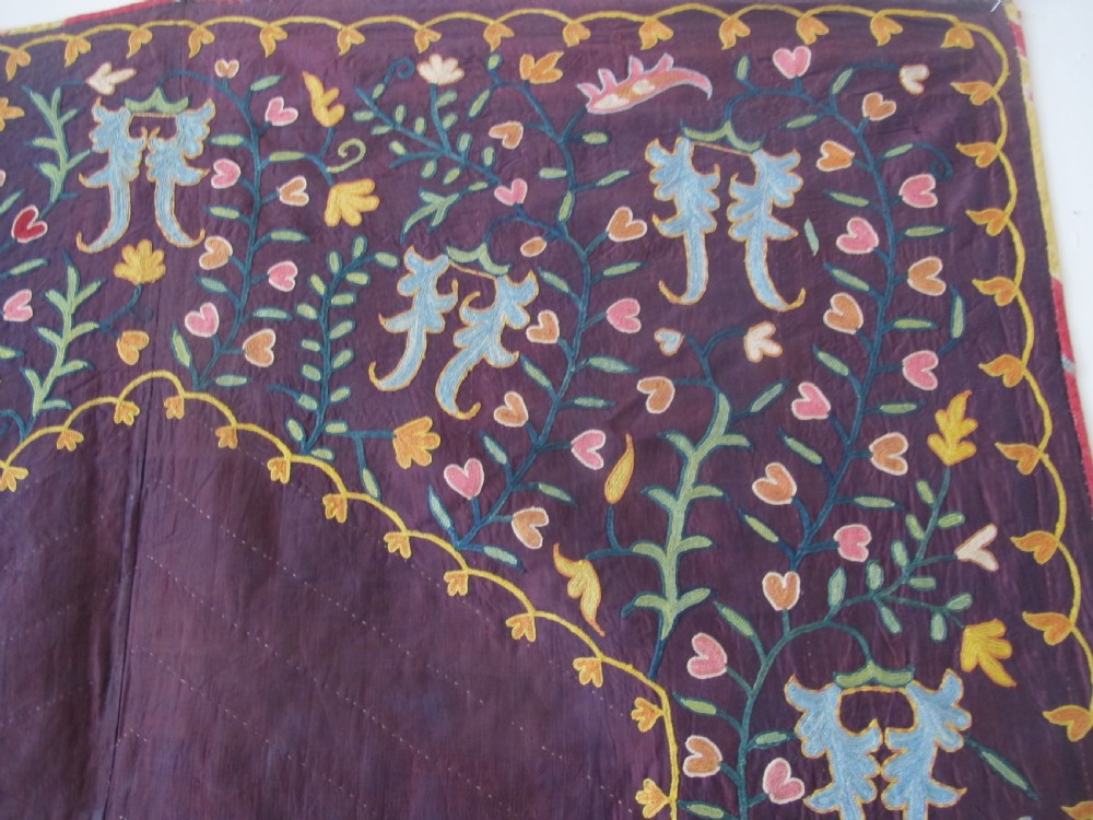Lovely Lakai Silk Suzani, Uzbekistan, Circa 1870, 1.19m x 0.87m View VII