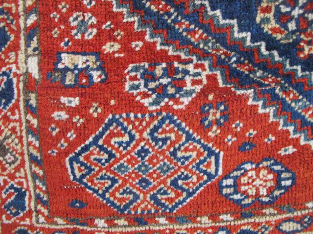 Cute Qashqai Rug, Persia, Circa 1890, 1.38m x 1.12m View V