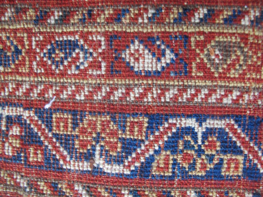 Cute Qashqai Rug, Persia, Circa 1890, 1.38m x 1.12m View XII