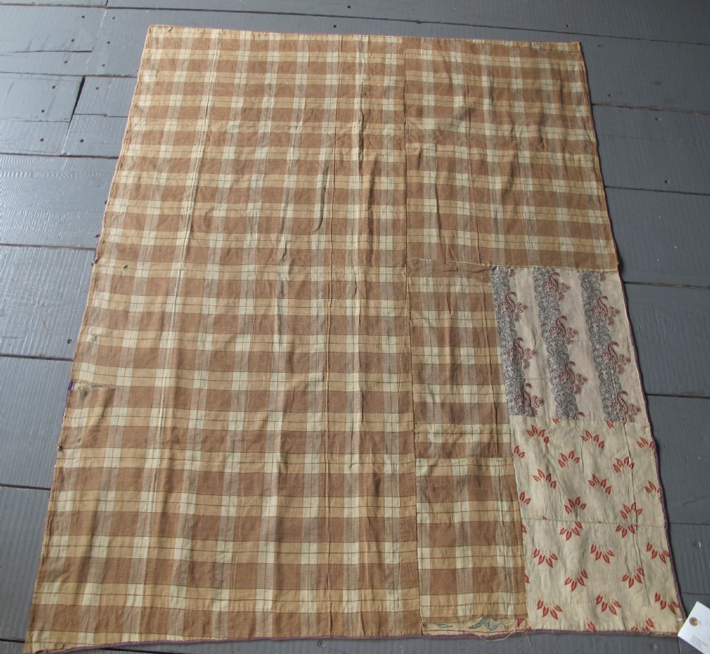 A rectangular antique silk-embroidered Suzani textile featuring crimson floral motifs and scrolling leaf borders on a beige cotton ground. View XIV